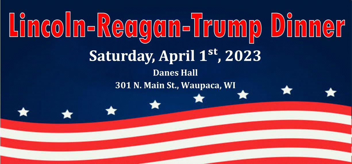 SATURDAY, APRIL 1 Regular Joe to MC Waupaca County Republican Party's